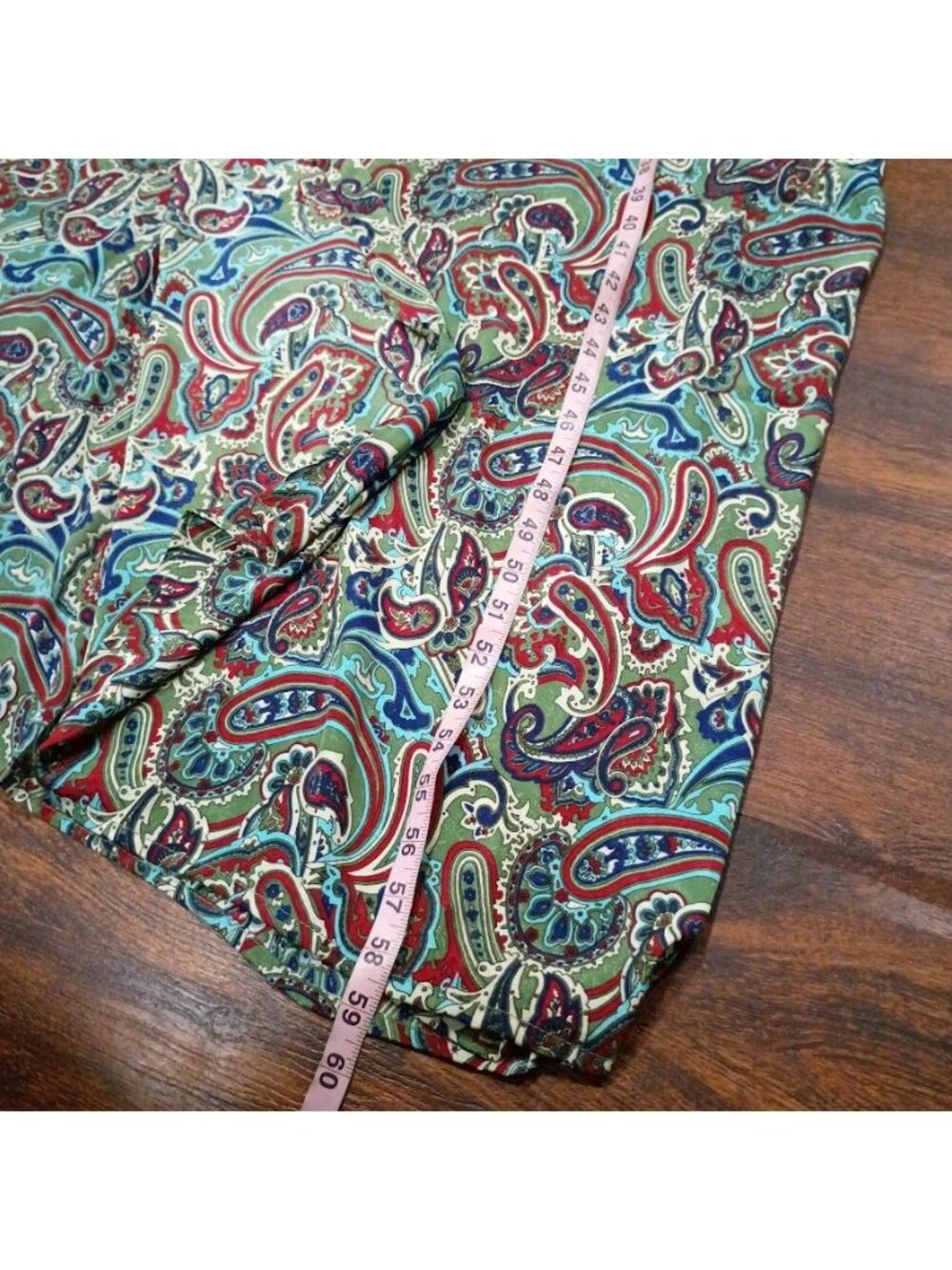 Earthbound Paisley Print Maxi Dress Boho V-Neck Elastic Waist XL - Picture 10 of 14